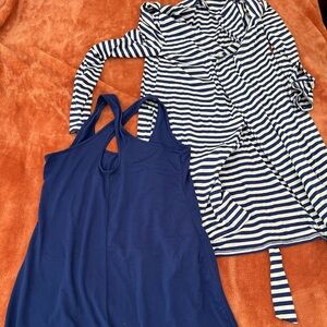 Maternity pijama set - night gown and robe